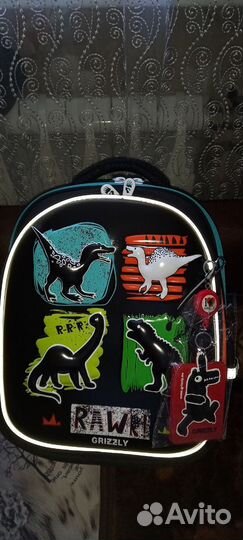 Рюкзак школьный для мальчика Grizzly