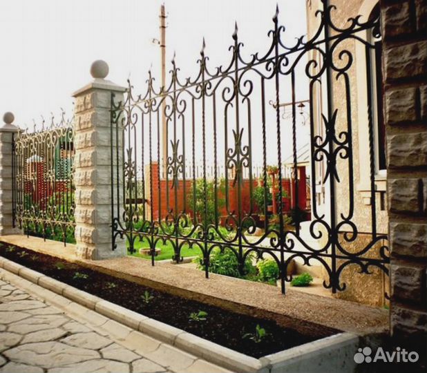 Забор металлический