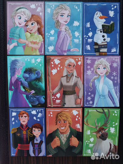 Наклейки (стикеры) и карты Panini Disney Frozen II