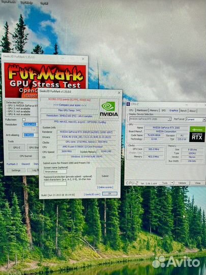 Видеокарта Nvidia GeForce RTX 2080 8GB Palit