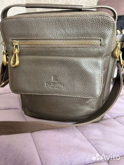 Барсетка кожаная мужская dr. Coffer, бу