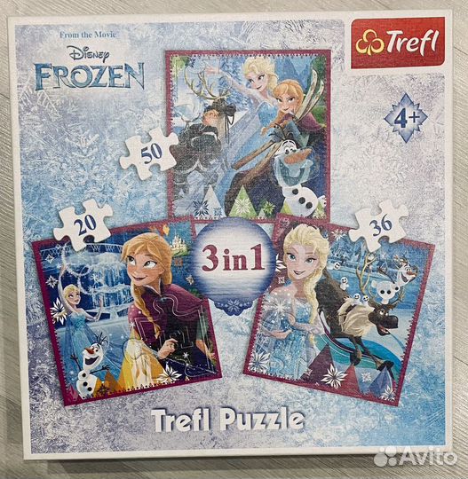 Пазлы детские Холодное сердце