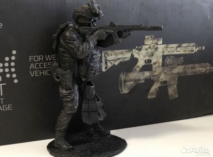 Коллекционные фигурка статуэтка солдат водолаз