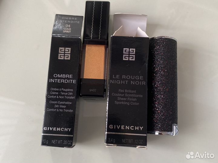 Givenchy крем- тени и помада