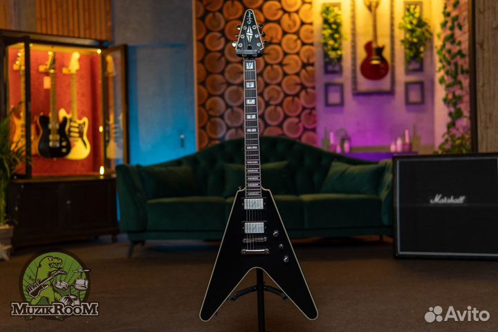 Epiphone Flying V Prophecy Black Aged Gloss