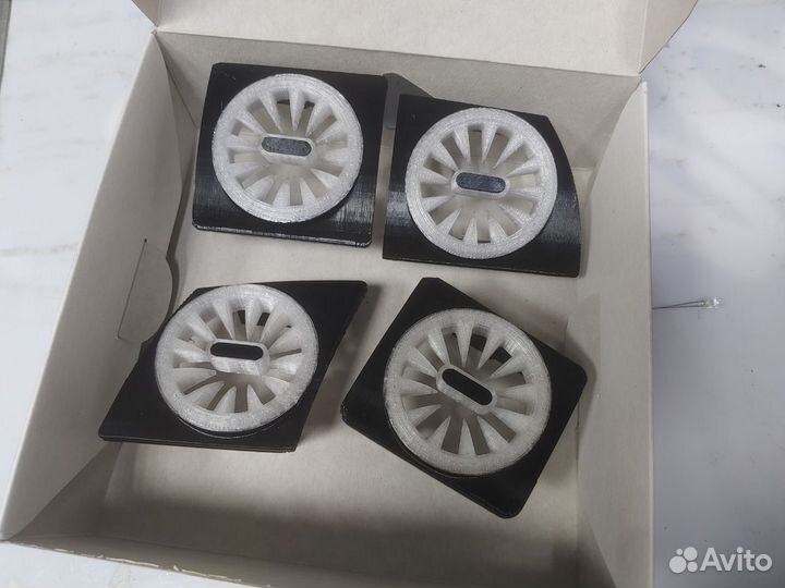 Дефлекторы печки на газель AMG(с подсветкой)