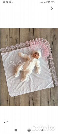 Уголок и бант на выписку