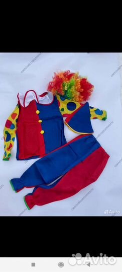 Новогодний костюм для мальчика клоун