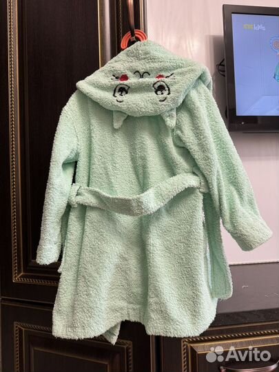 Детский махровый халат 110