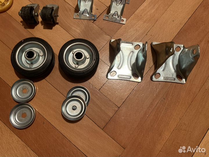 Колеса и крепления для тележки