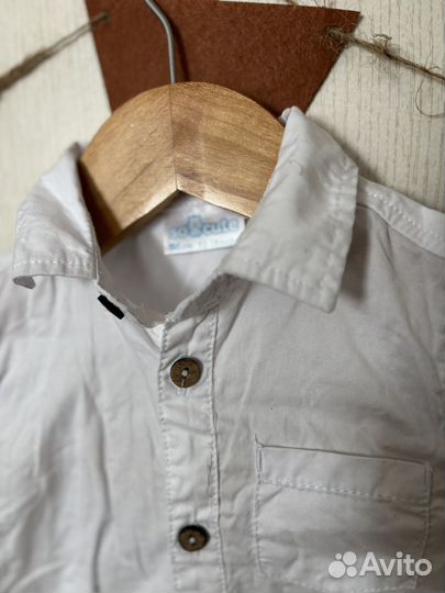 Бежевый комплект для мальчика 86