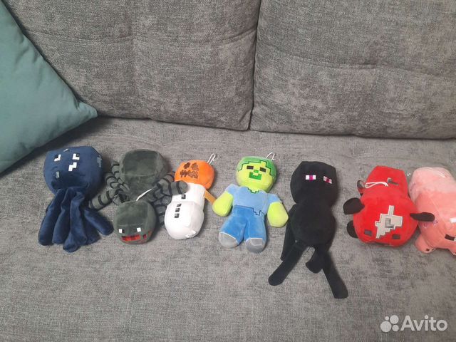 Мягкие игрушки новые майнкрафт