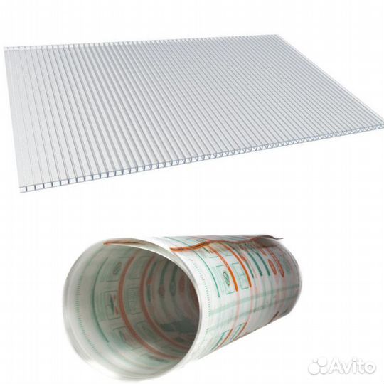 Поликарбонат для теплиц 4 мм (0.6)