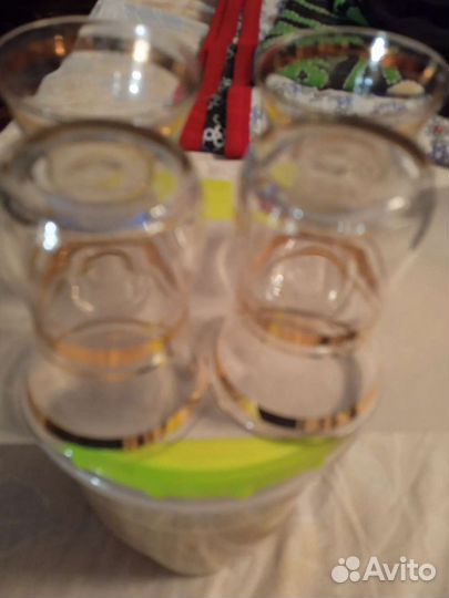 Рюмка 4 штуки времён СССР,без сколов,в отличном со