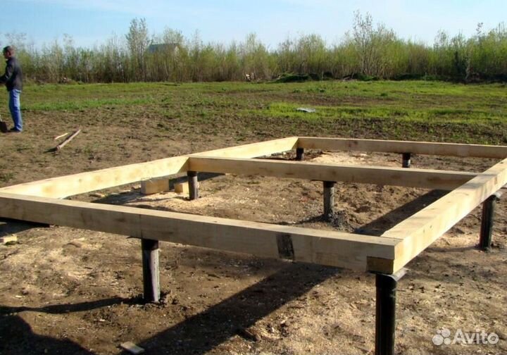 Сваи винтовые, закрутка сваи