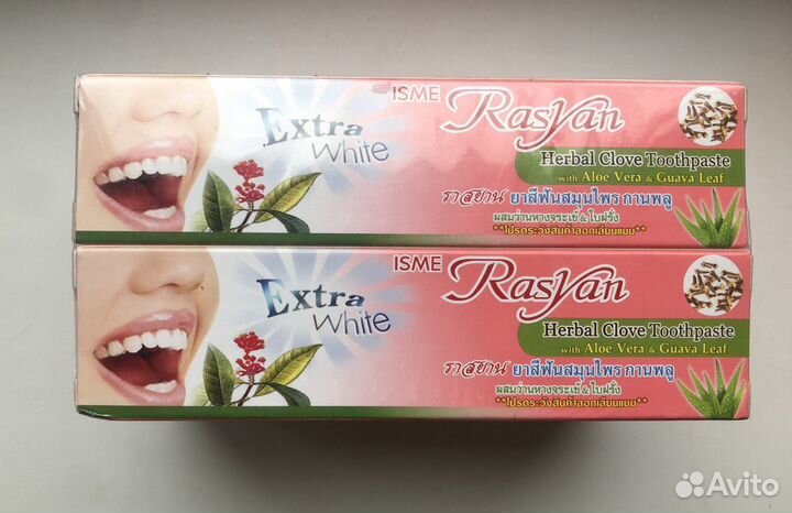 Тайская зубная паста rasyan
