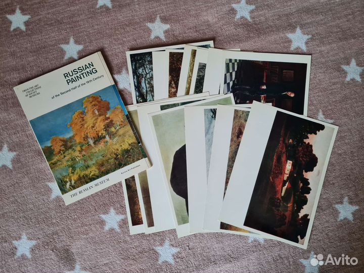 Открытки СССР искусство живопись текстиль