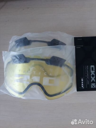 Линза Очки снегоходные CKX 210 жёлтые