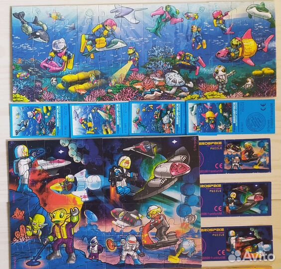 Киндеры.Пазлы (мозаики бумажные)