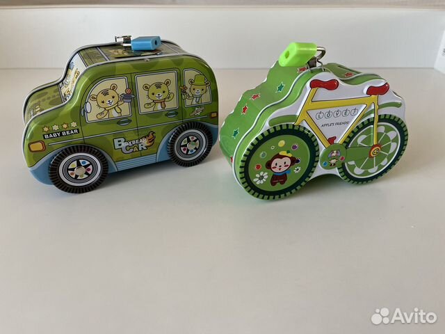 Копилка машинка металл