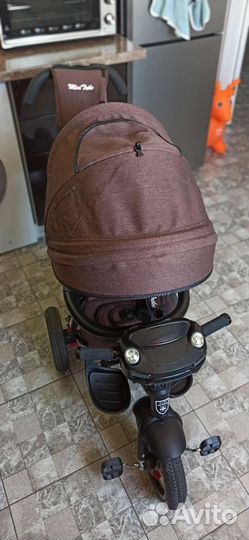 Детский велосипед с родительской ручкой