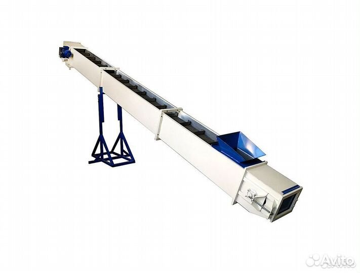 Транспортер конвейер ленточно-скребковый тлс300 1м