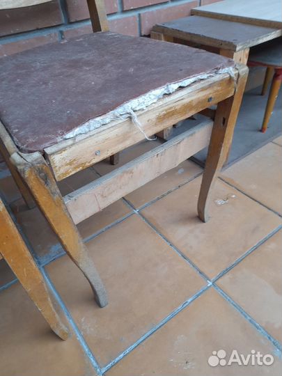 Стулья винтажные СССР, 3 шт, лотом