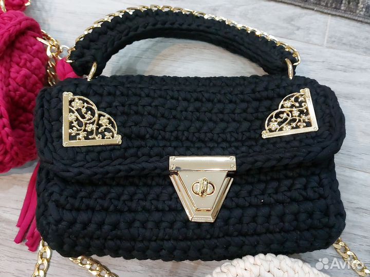 Сумка вязаная