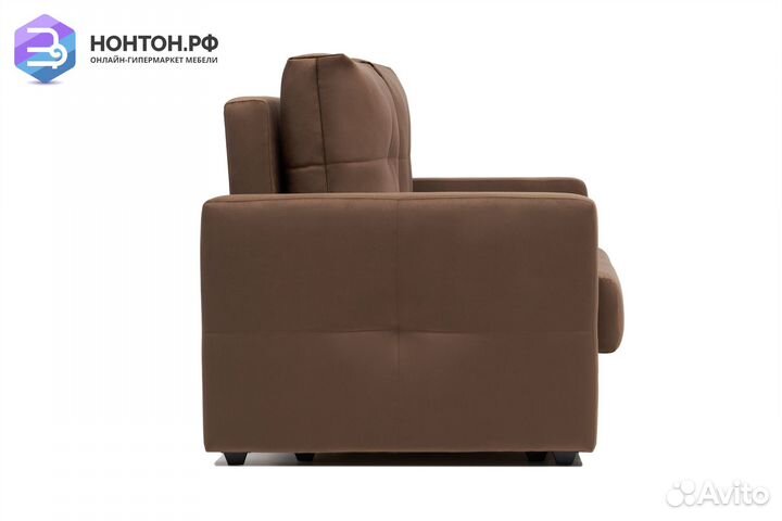 Диван шагающая еврокнижка Вита коричневый