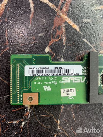 Asus k52 a52 левая плата периферии usb aux vga hdm