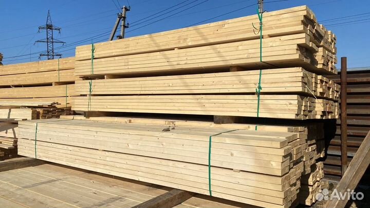 Доска обрезная ель