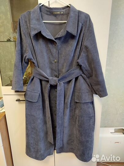 Платье женское вельветовое 52