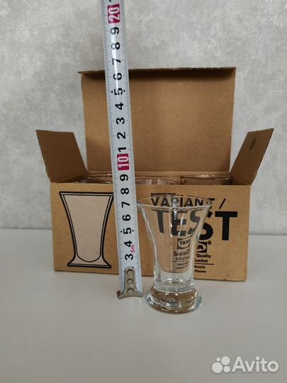 Набор рюмок из стекла и хрусталя