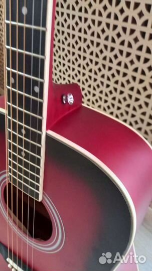 Гитара дредноут SX CD / цвет винный