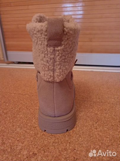 Ботинки зимние натуральная замша
