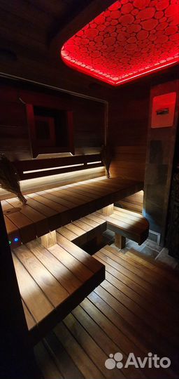 Панно из можжевельника для бани