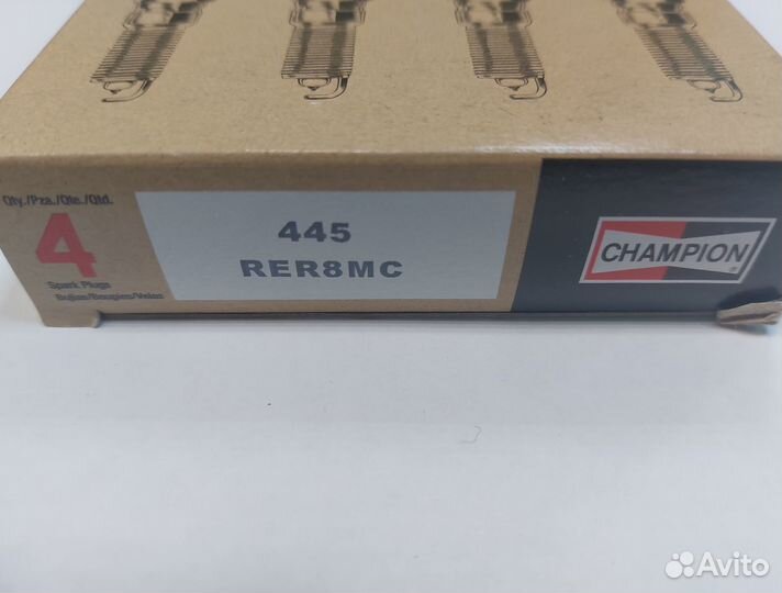Свечи зажигания никелевые Champion 445 RER8MC