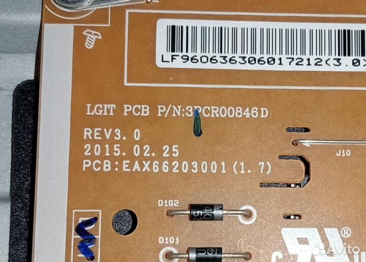 EAX66203001 (1.7) бп от LG 42LF562v