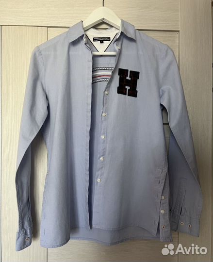 Tommy hilfiger рубашка xs-s оригинал
