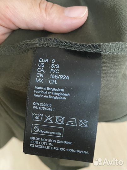 Новая футболка H&M р.S, M