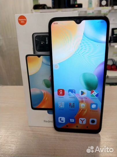 Смартфон Xiaomi Redmi 10C 4/64 гб RU, серый графит