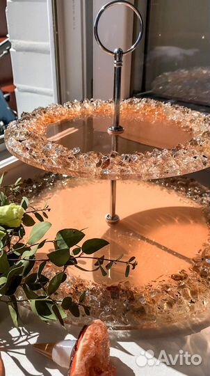 Этажерка фруктовница из эпоксидной смолы