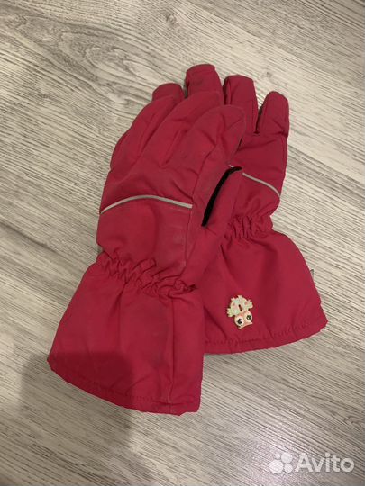 Краги перчатки теплые зимние детские