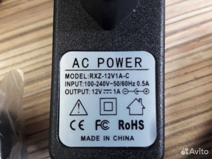 Блок питания 12v 1A