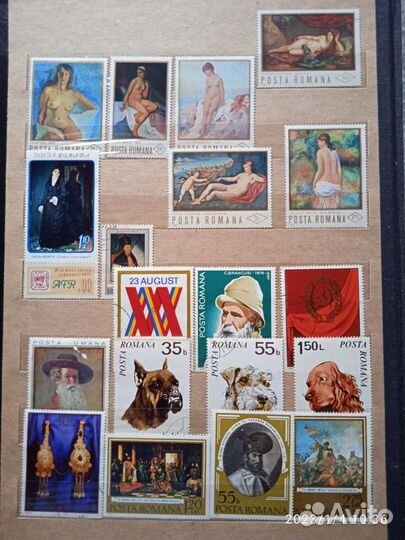 Марки и блоки Румынии