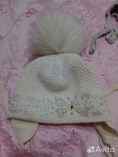 Зимняя шапочка для девочки