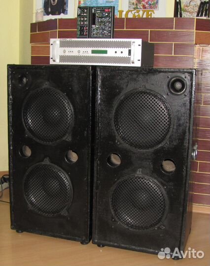 Колонки F-Sound 2100W Pro-212 2шт Усилитель Микшер