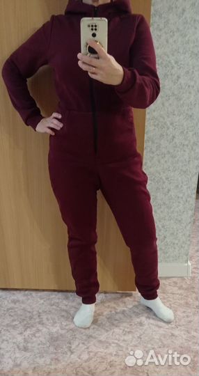 Комбинезон женский на флисе 46 размер