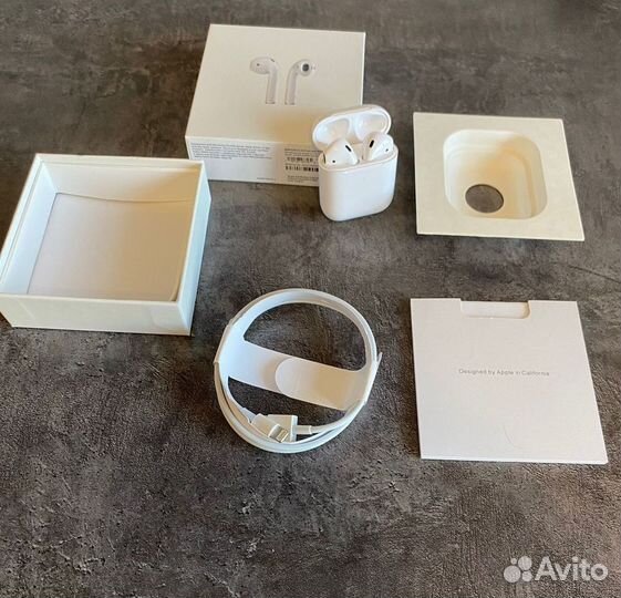 Беспроводные наушники apple airpods 2