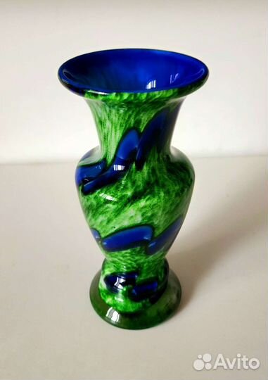 Ваза декоративная, ручная работа, хрусталь, Польша